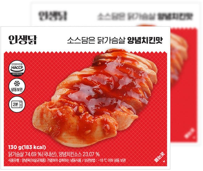 인생닭 소스담은 닭가슴살 스리라차마요맛
