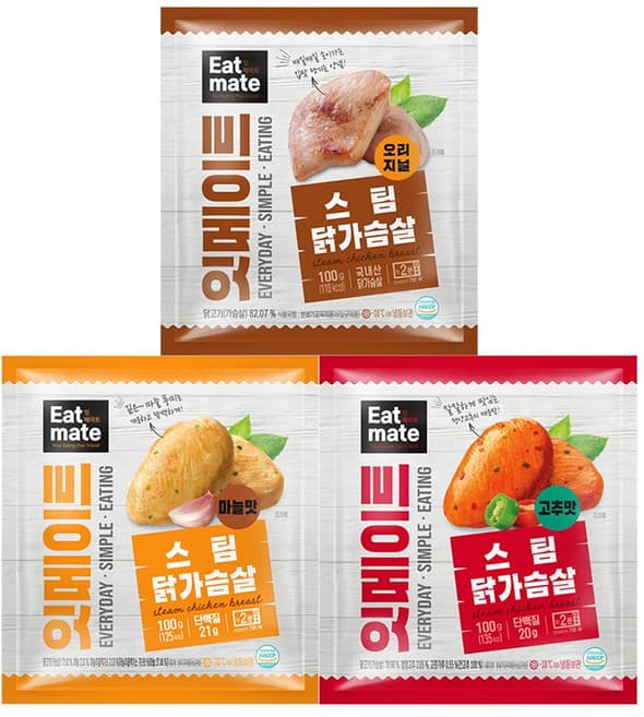 잇메이트 스팀 닭가슴살 옥수수콘맛