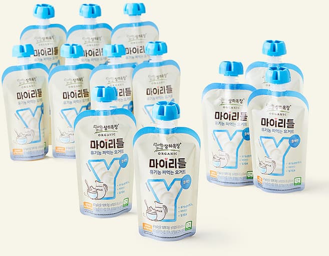 상하목장 마이리틀 유기농 짜먹는 요거트 플레인