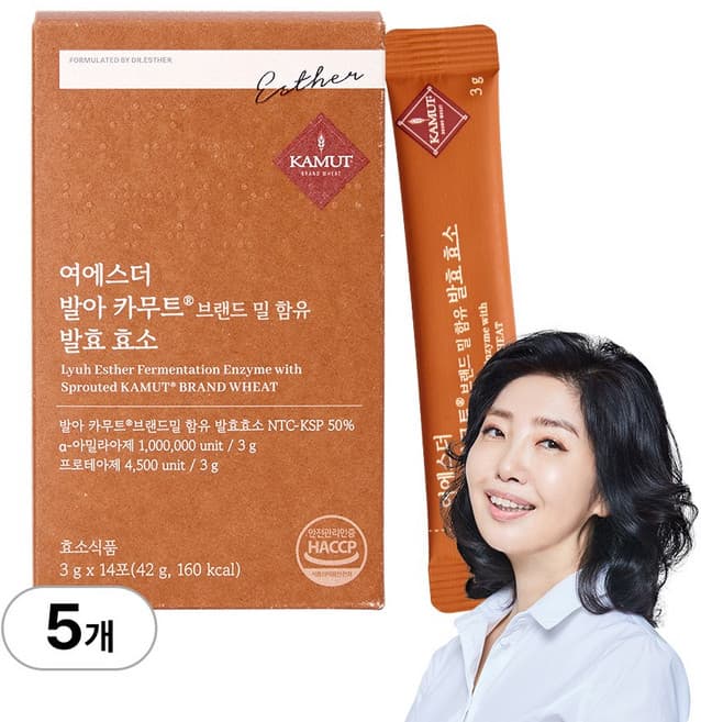 여에스더발아카무트®브랜드밀함유발효효소