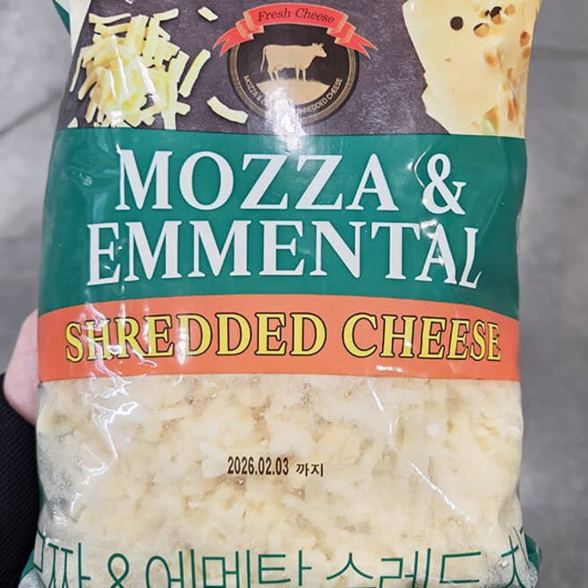 모짜&에멘탈 슈레드 치즈
