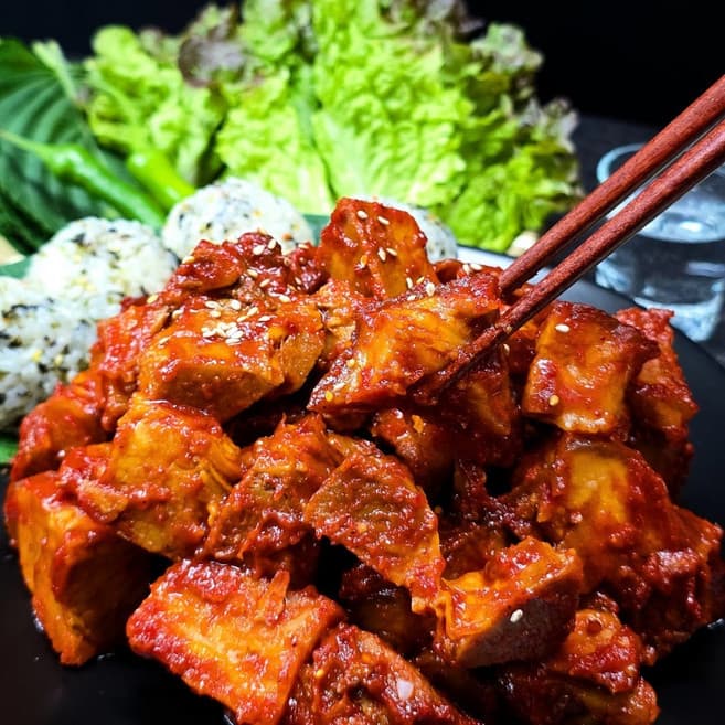 주경야식 순살 불족발