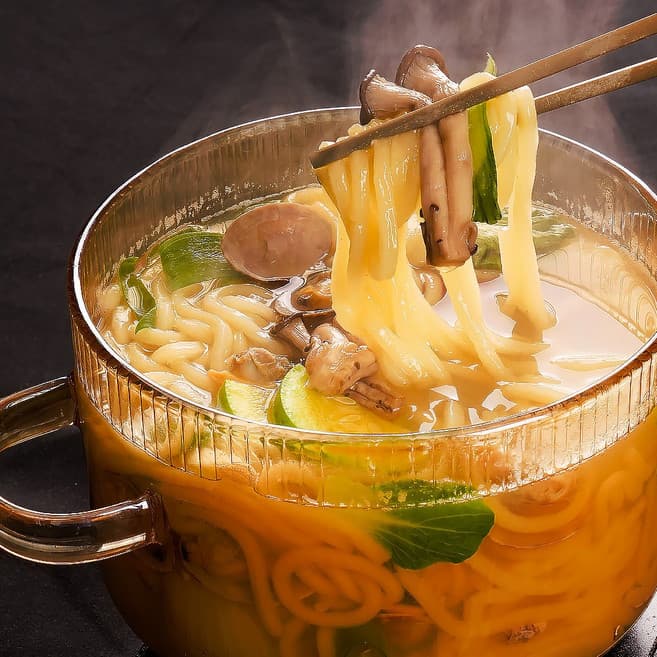 칼칼한 바지락 칼국수