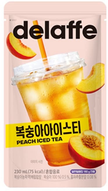 delaffe 복숭아아이스티