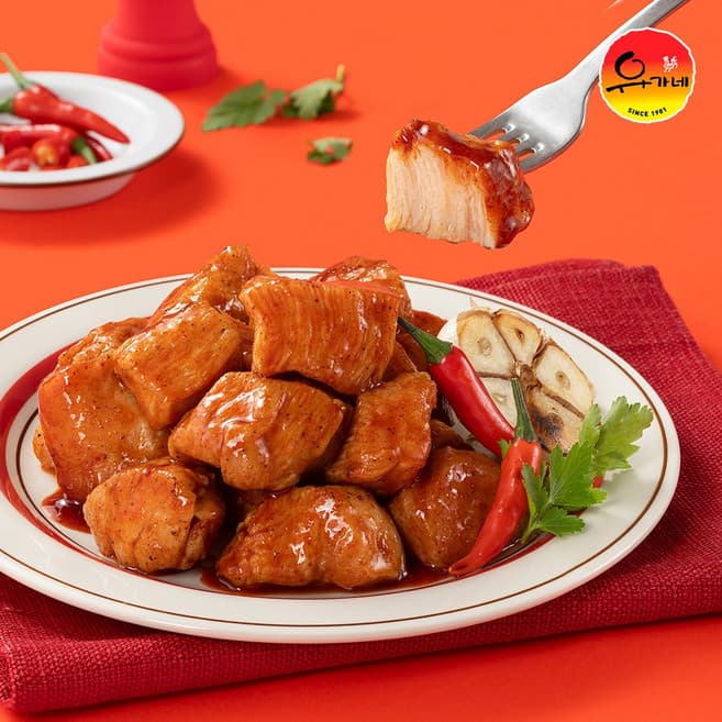 꾸운 한입 닭가슴살 닭갈비맛
