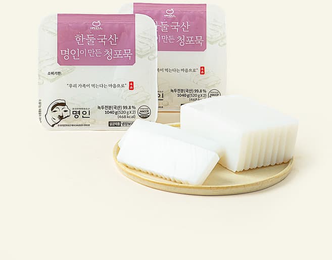 한둘 국산 청포묵 탕평채용