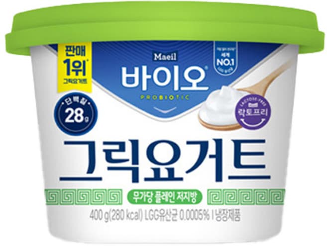 바이오 PROBIOTIC 그릭요거트 무가당 플레인 저지방