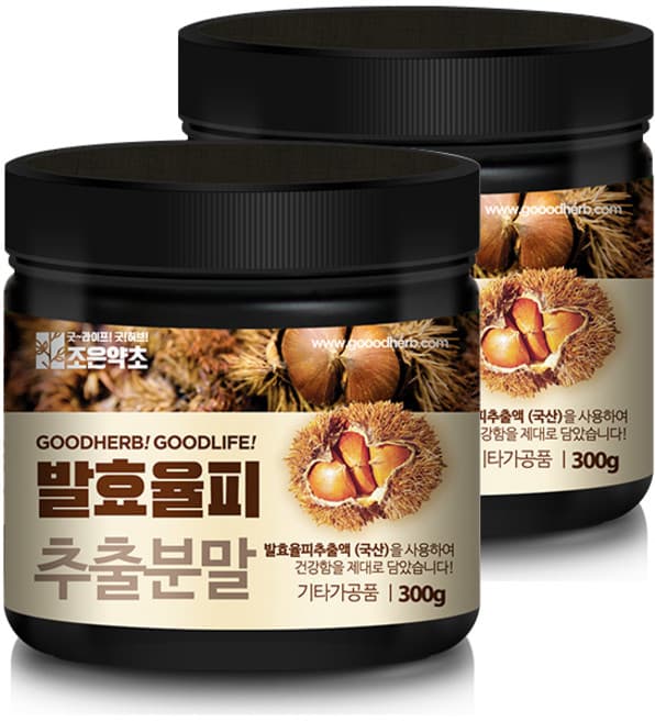 발효율피추출분말