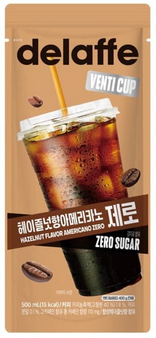 delaffe헤이즐넛향아메리카노제로