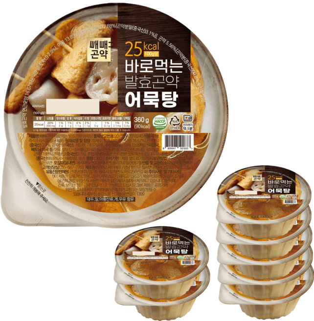빼빼곤약 바로먹는 발효곤약 어묵탕