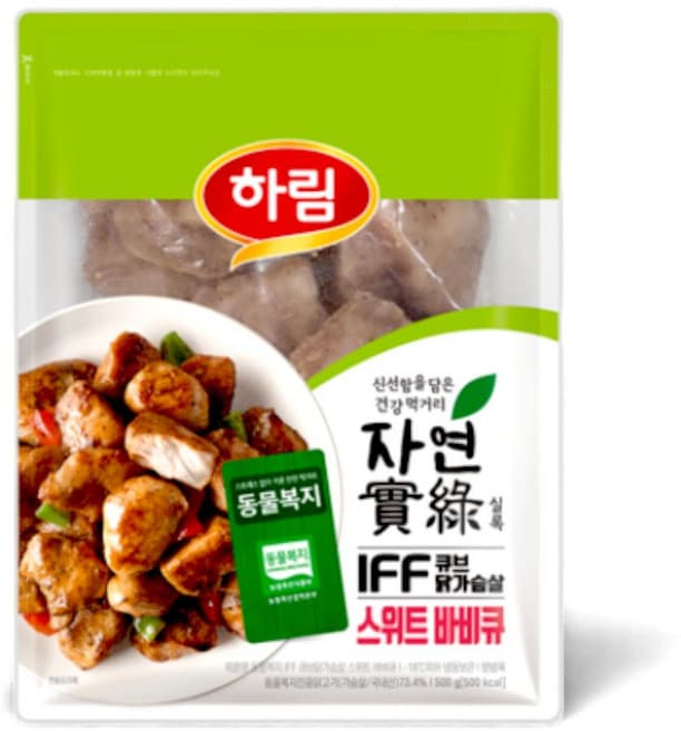 동물복지 IFF 큐브닭가슴살 스위트 바비큐