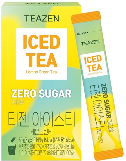 티젠 아이스티 레몬그린티