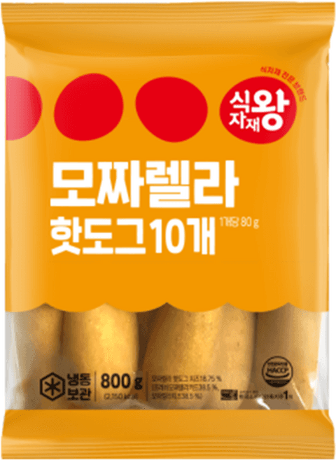 식자재왕 모짜렐라 핫도그