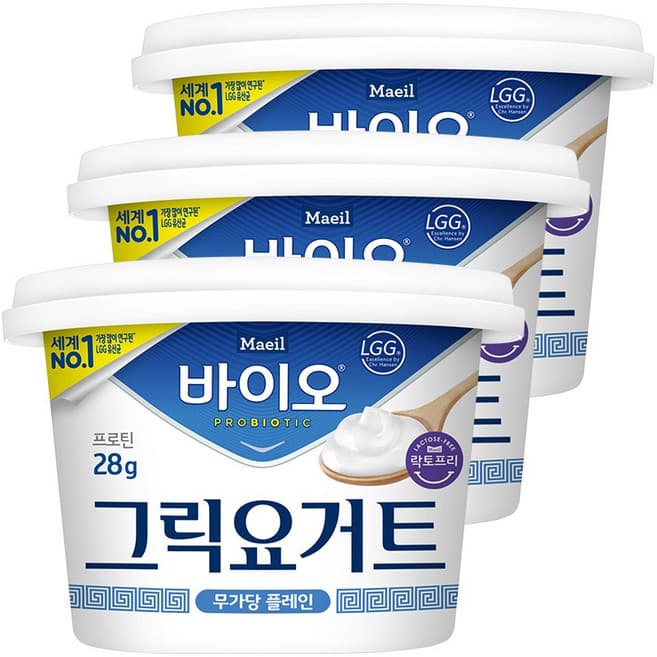 바이오 PROBIOTIC 그릭요거트 무가당 플레인