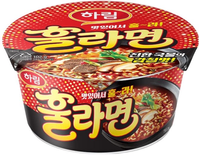 하림 훌라면 컵