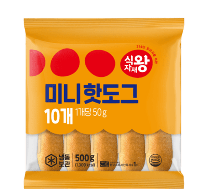 식자재왕 미니핫도그