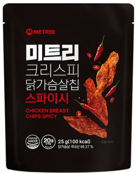 크리스피 닭가슴살칩 매운맛