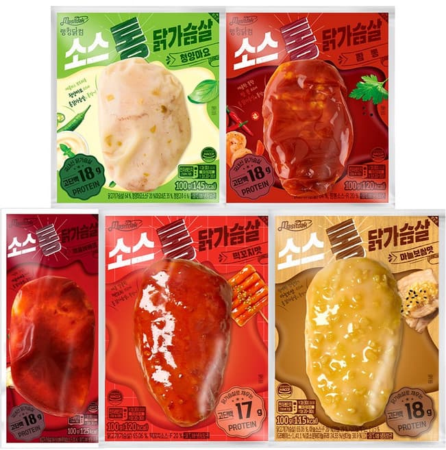 맛있닭 소스 통 닭가슴살 마늘보쌈맛