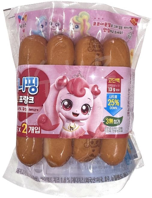 티니핑 치즈 프랑크소시지