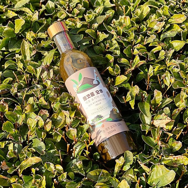 돌코롬 오후 제주 호지차 시럽