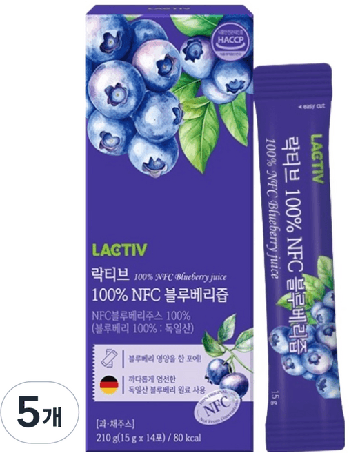 락티브 100% NFC 블루베리즙