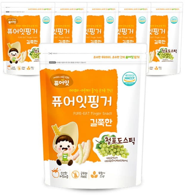 퓨어잇핑거 길쭉한 청포도스틱