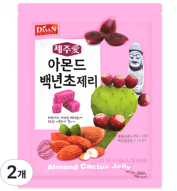 제주애아몬드백년초제리
