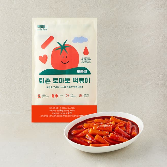 퇴촌 토마토 떡볶이 보통맛