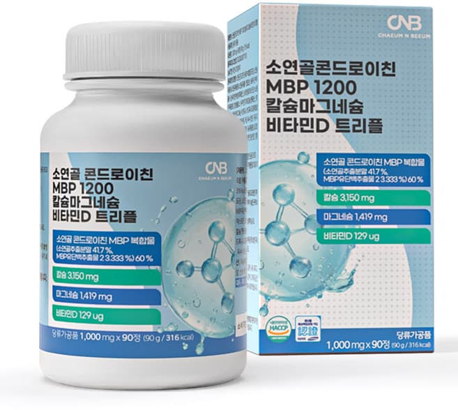 소연골콘드로이친 MBP 1200 칼슘마그네슘비타민D 트리플