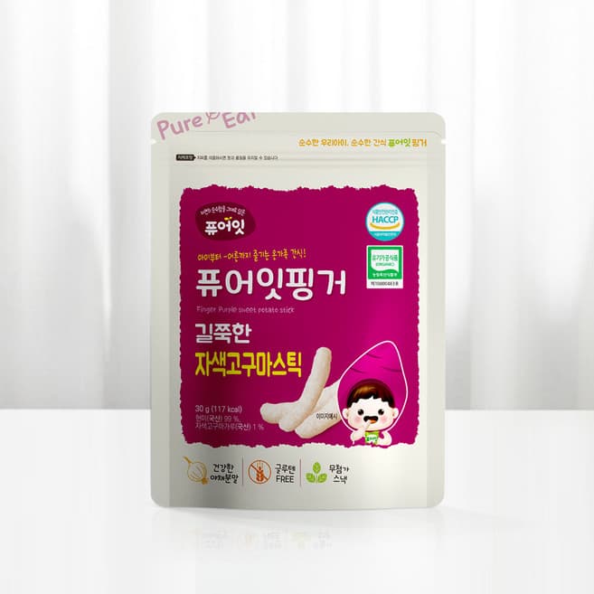 퓨어잇핑거 길쭉한 자색고구마 스틱