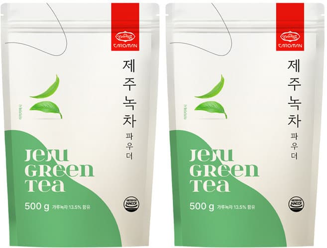 까로망 제주녹차 파우더