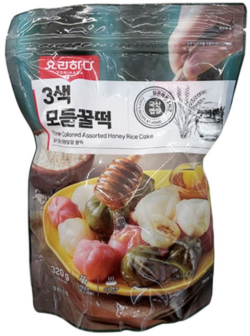 요리하다 3색 모듬 꿀떡