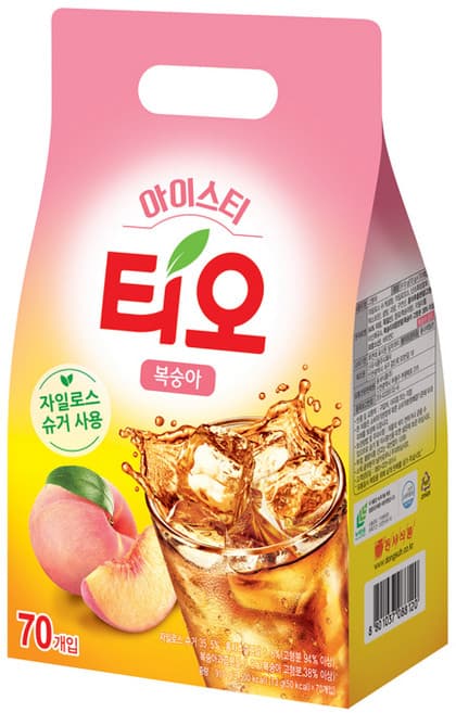 아이스티 티오 복숭아
