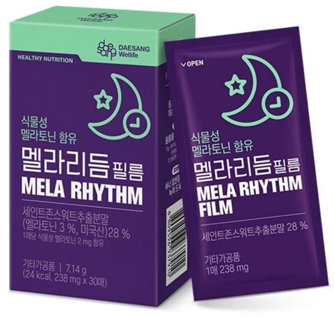 식물성멜라토닌함유 멜라리듬필름