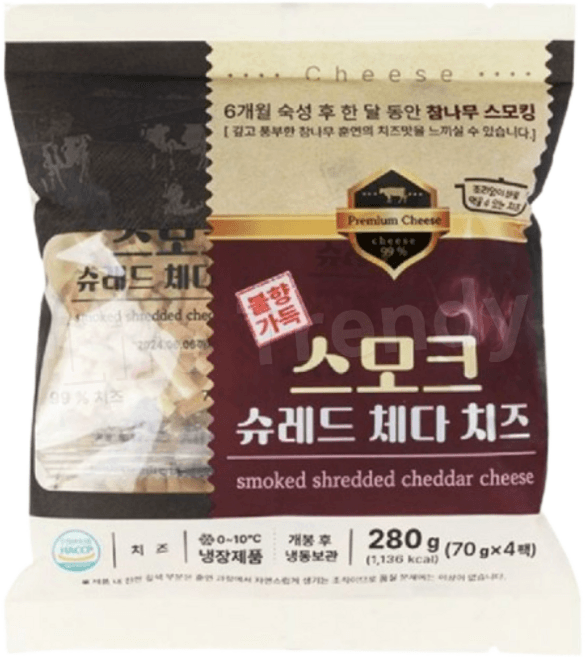 스모크 슈레드 체다 치즈