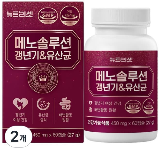 메노솔루션 갱년기&유산균