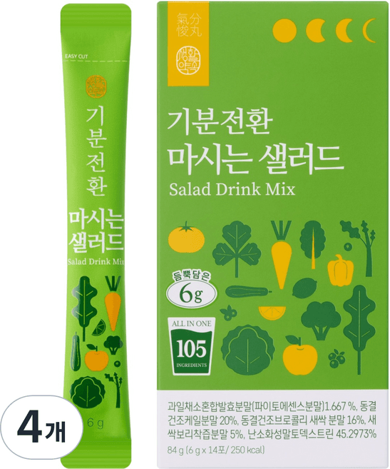 기분전환 마시는 샐러드