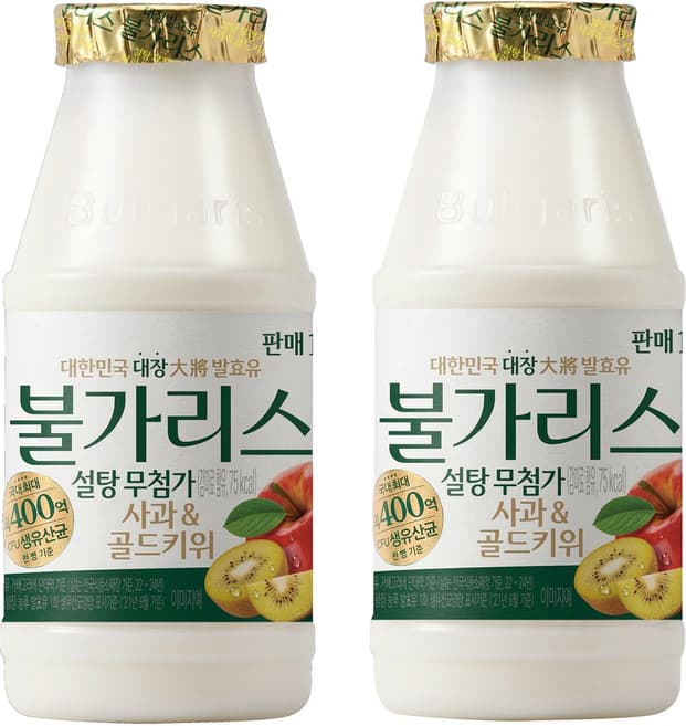 불가리스 설탕무첨가 사과&골드키위